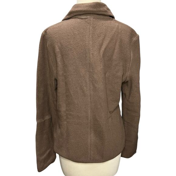 Pendleton Blazer Jacket Womens M Brown Lambs Wool Unstructured Granola Classic - Picture 5 of 12